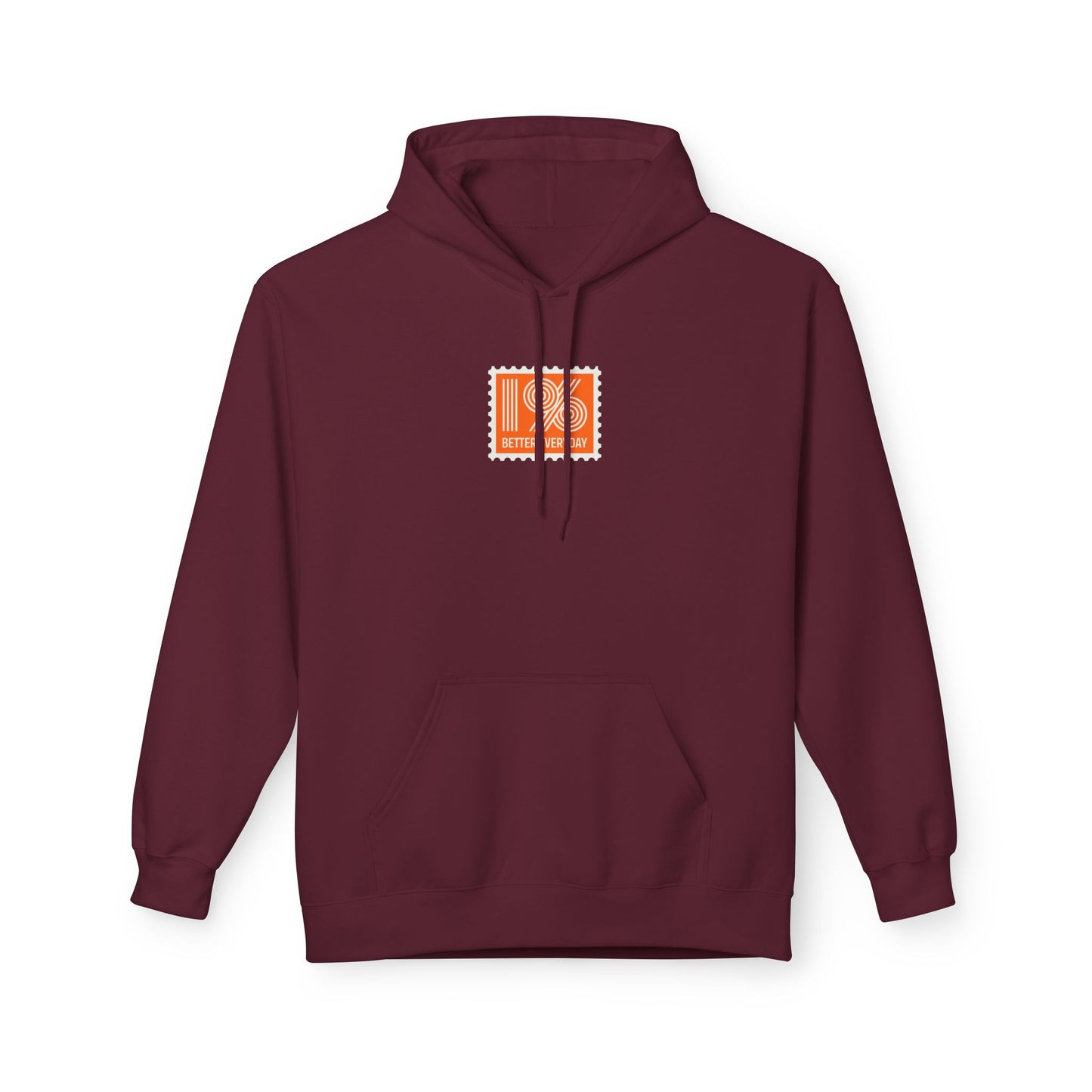 Maroon | 'Run Rest Repeat' Running Motivation Pullover Hoodie