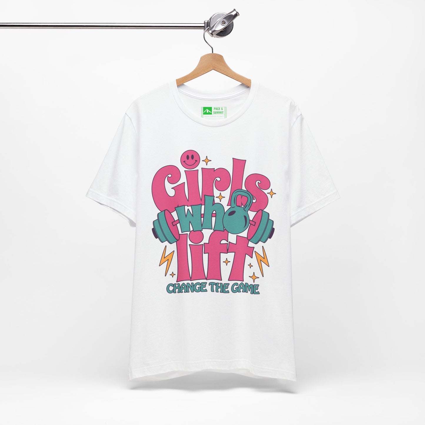 White | 'Change The Game' Women's Weightlifting Statement Tee