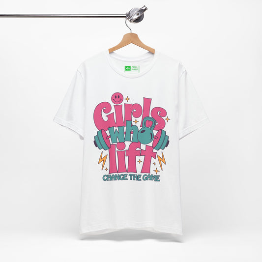 White | 'Change The Game' Women's Weightlifting Statement Tee