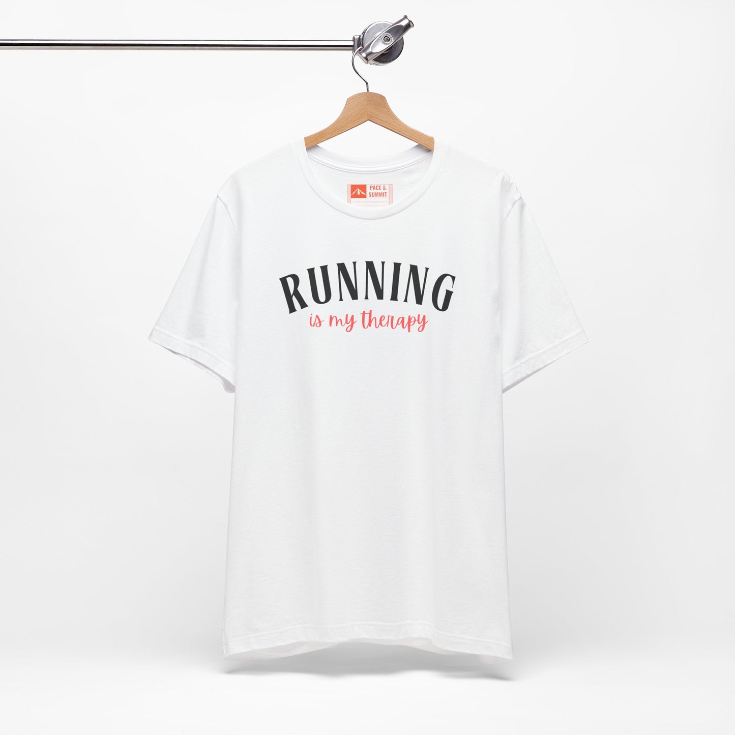 'Running Is My Therapy' Tee - Funny Runner Graphic Shirt & Jogging Gift