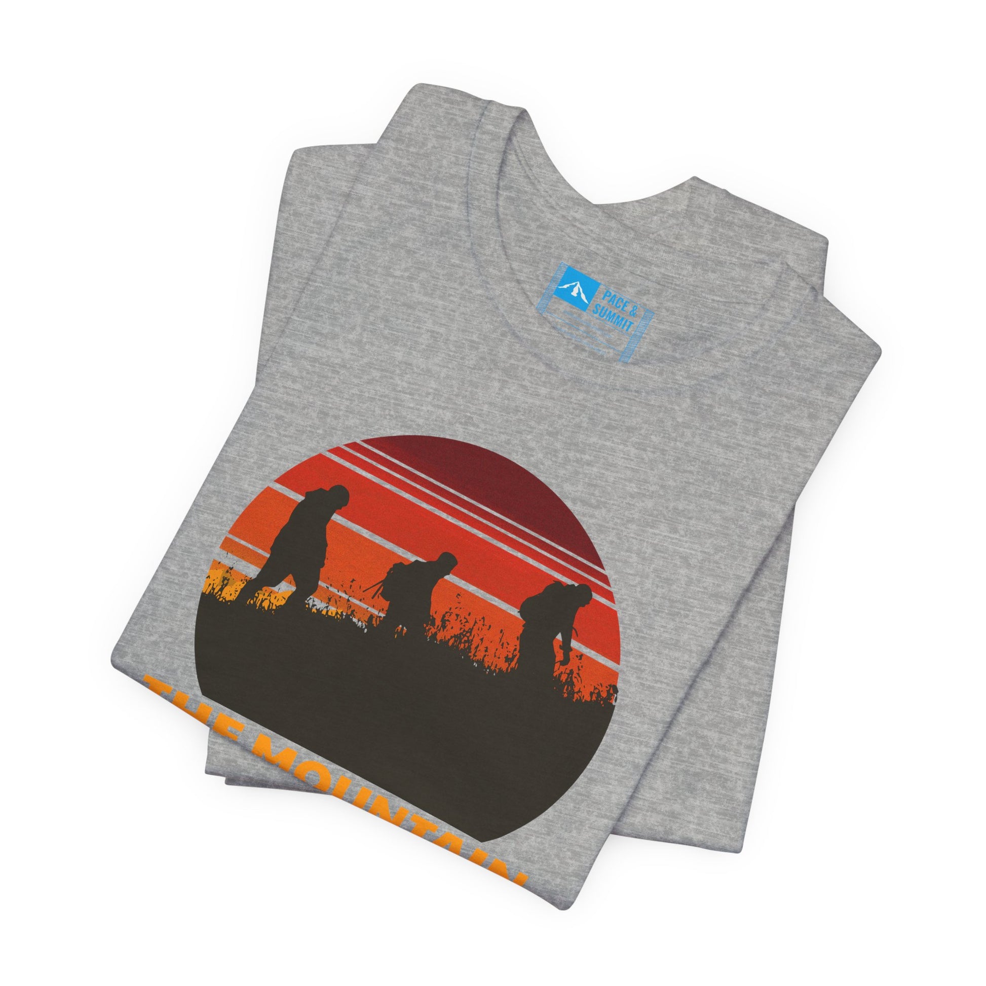 Gray | 'The Mountain Is My Therapy' Hiking Tee