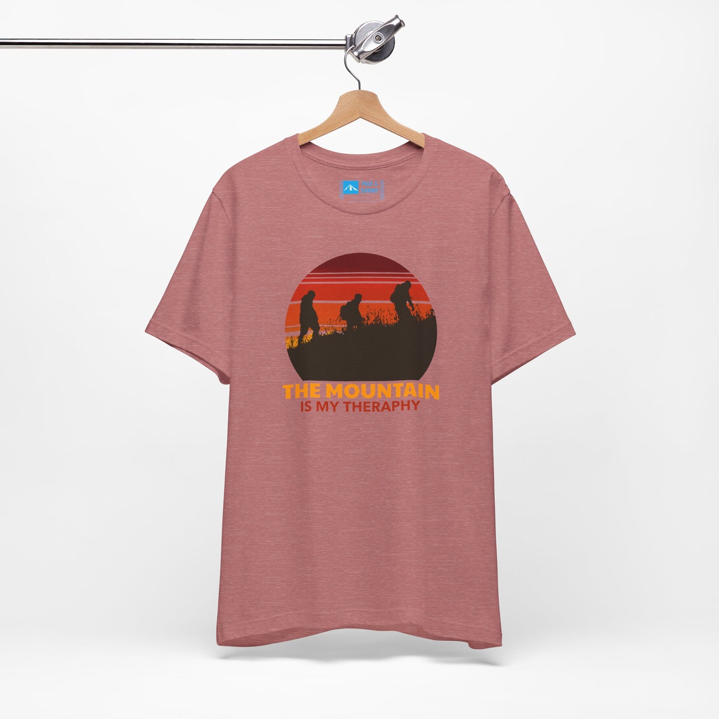 Rose Gold | 'The Mountain Is My Therapy' Hiking Tee