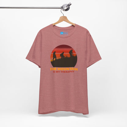 Rose Gold | 'The Mountain Is My Therapy' Hiking Tee