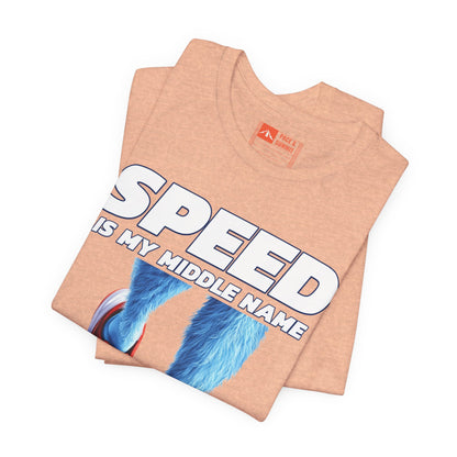 Heather Peach | 'Speed Is My Middle Name' Funny Running Tee