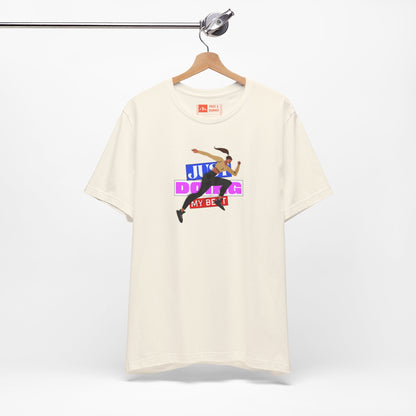 Natural | 'Just Doing My Best' Runner Graphic Tee