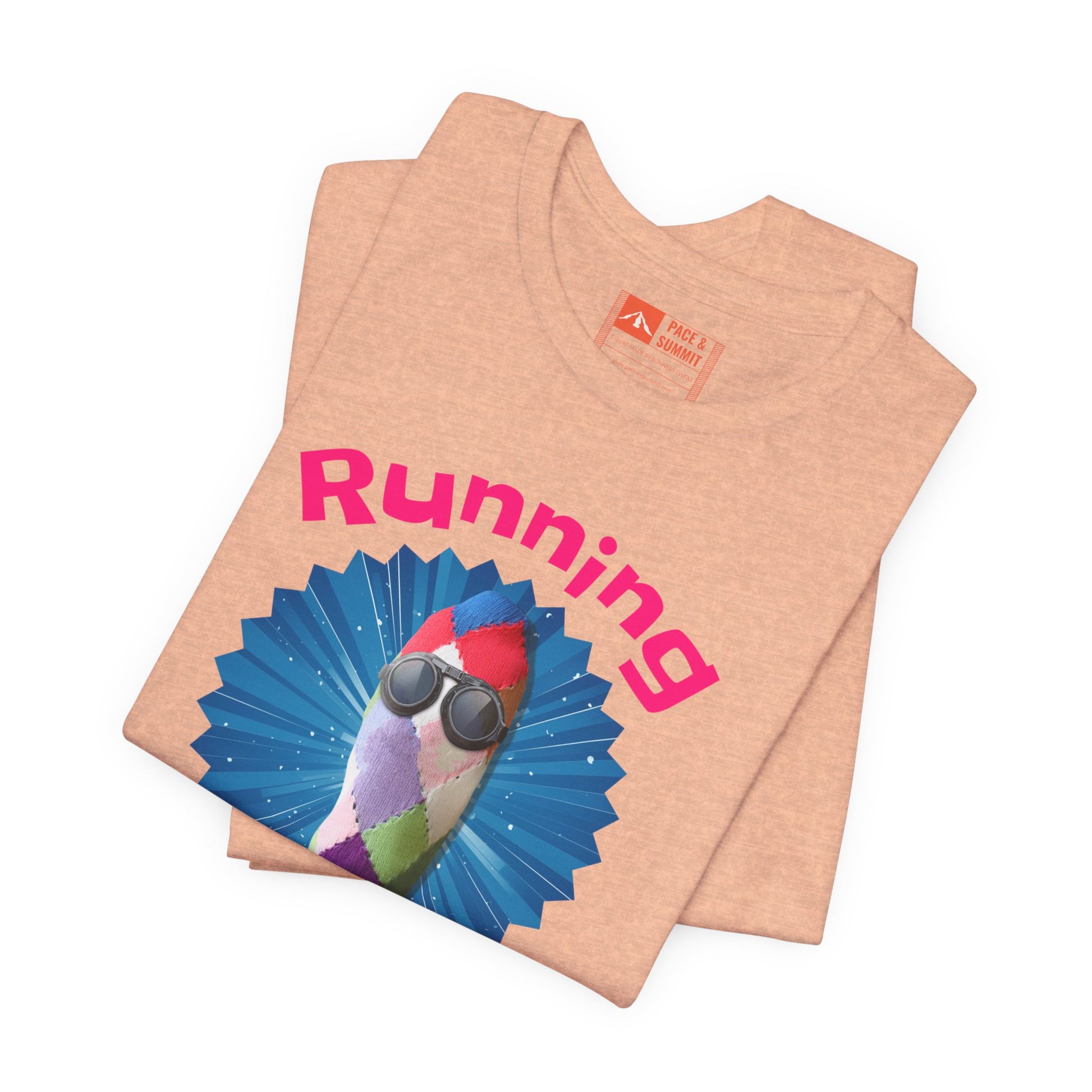 Heather Peach | 'Running Sucks' Funny Anti-Running Graphic Tee