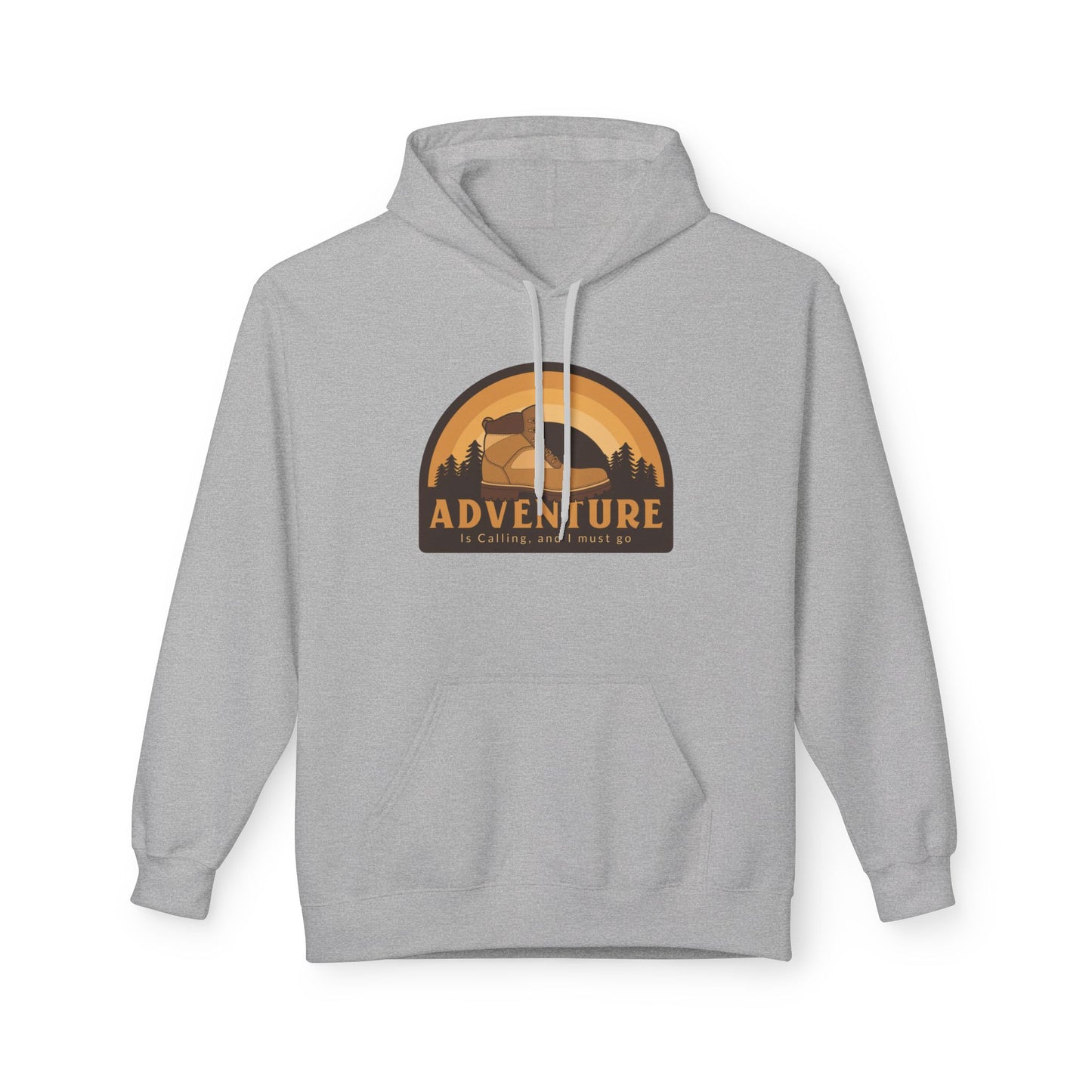 Silver | Adventure Patch' Vintage Outdoor Aesthetic Hoodie