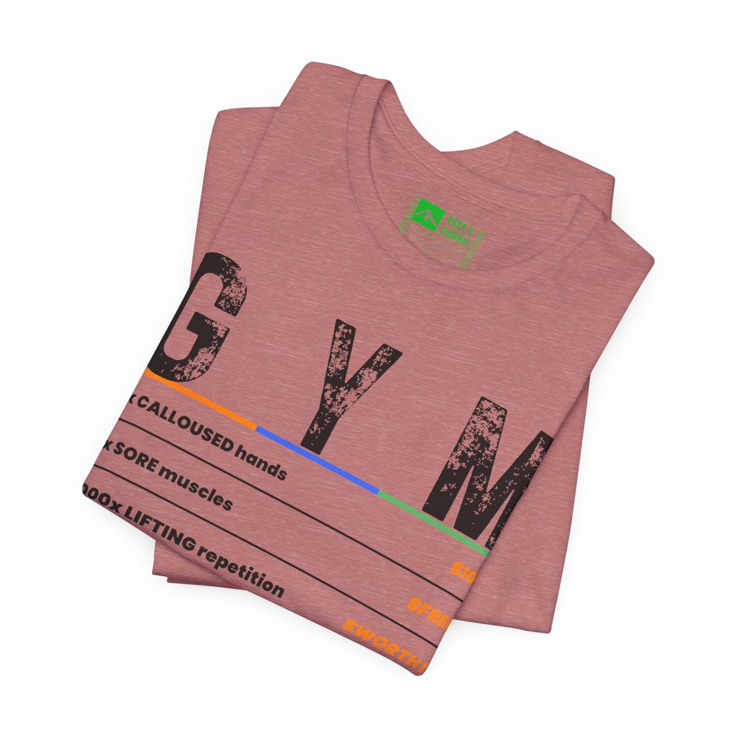 Rose Gold | 'A Price To Pay' Gym Culture Aesthetic Fashion Tee