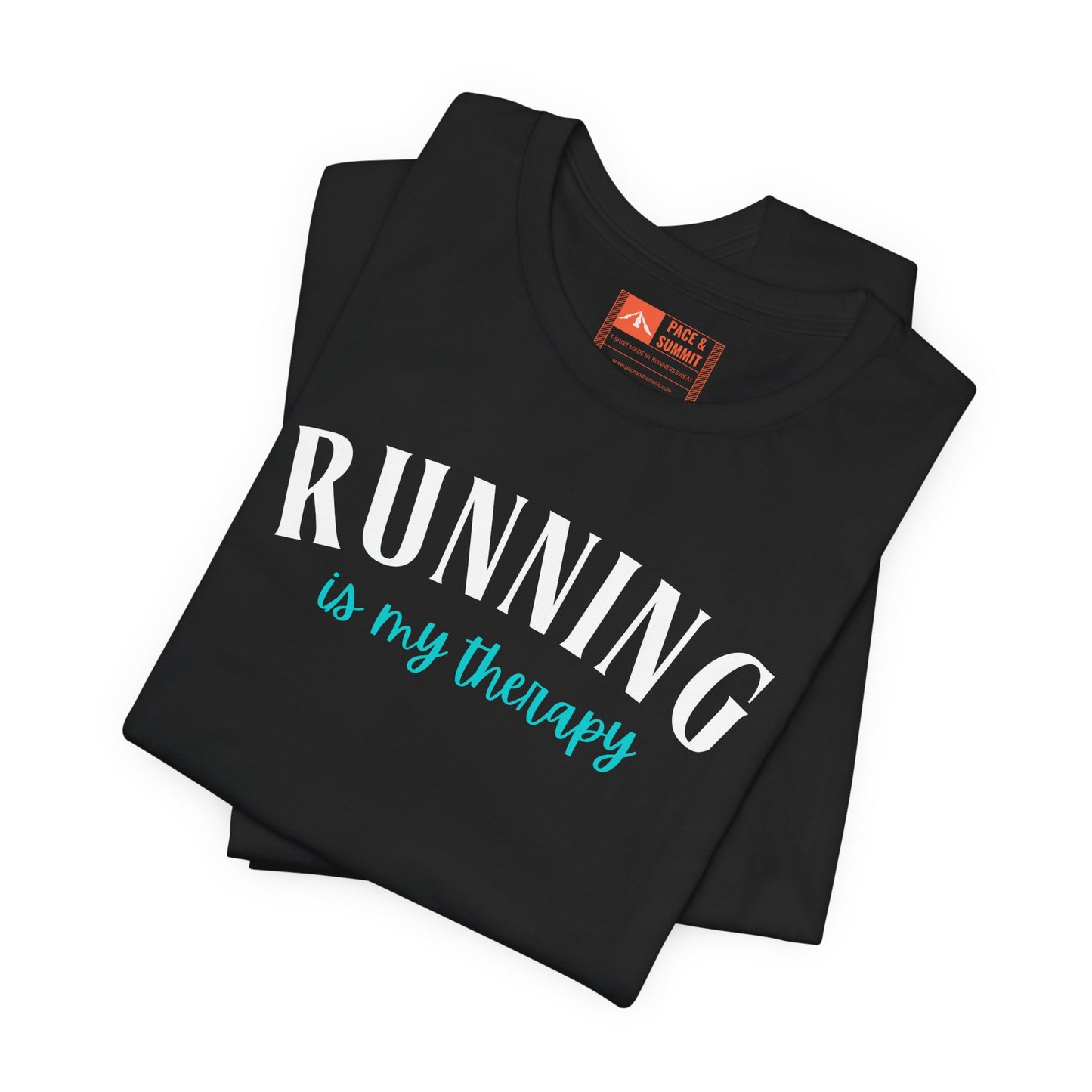 'Running Is My Therapy' Tee - Funny Runner Graphic Shirt & Jogging Gift