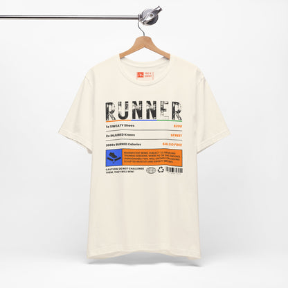 Natural | 'A Price To Pay' Ironic Running Fashion Tee
