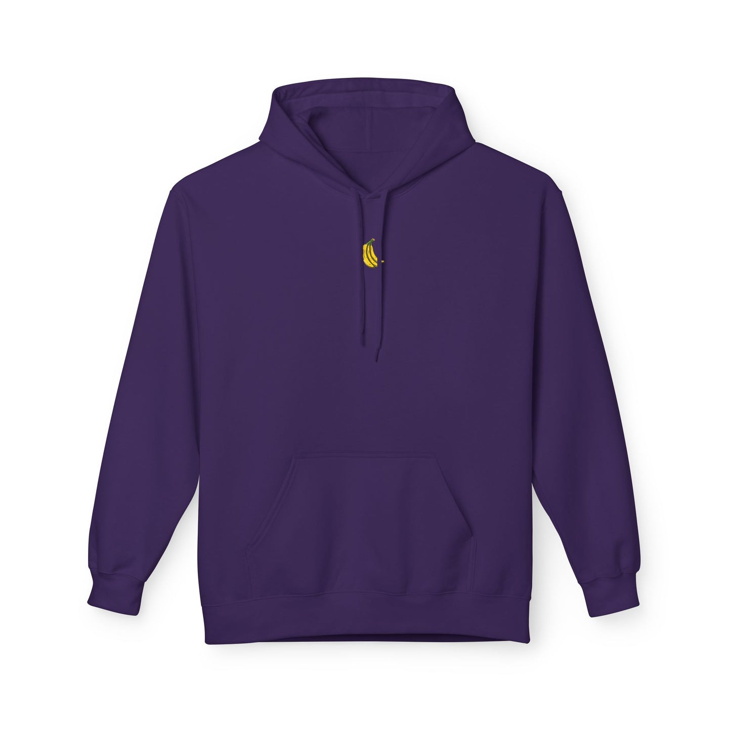 Purple | 'Runner's Best Friend' Banana Graphic Hoodie
