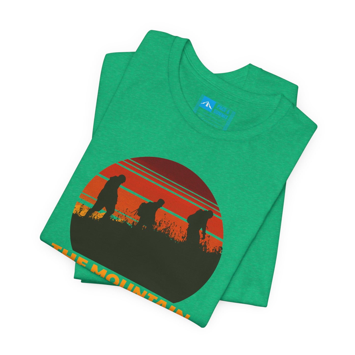 Green | 'The Mountain Is My Therapy' Hiking Tee