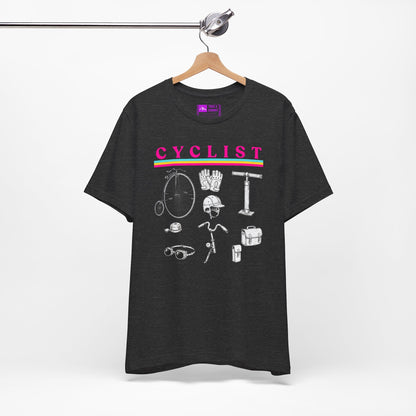 Black | 'Vintage Parts' Mechanical Cycling Graphic Tee