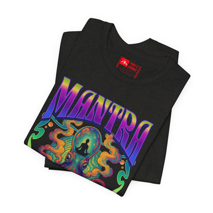 Black | 'Mantra Octopus' Psychedelic Spiritual Graphic Tee