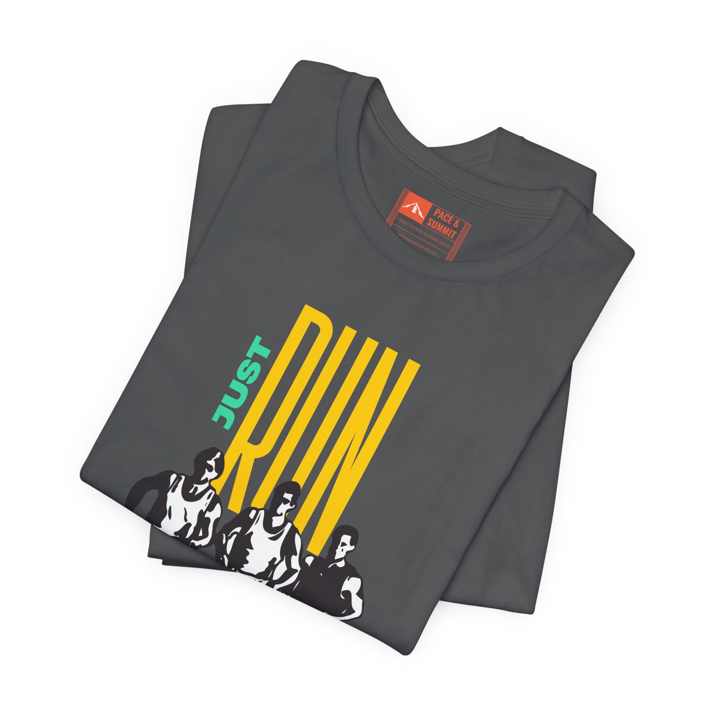 'Just Run' Retro Runners Track Graphic Tee