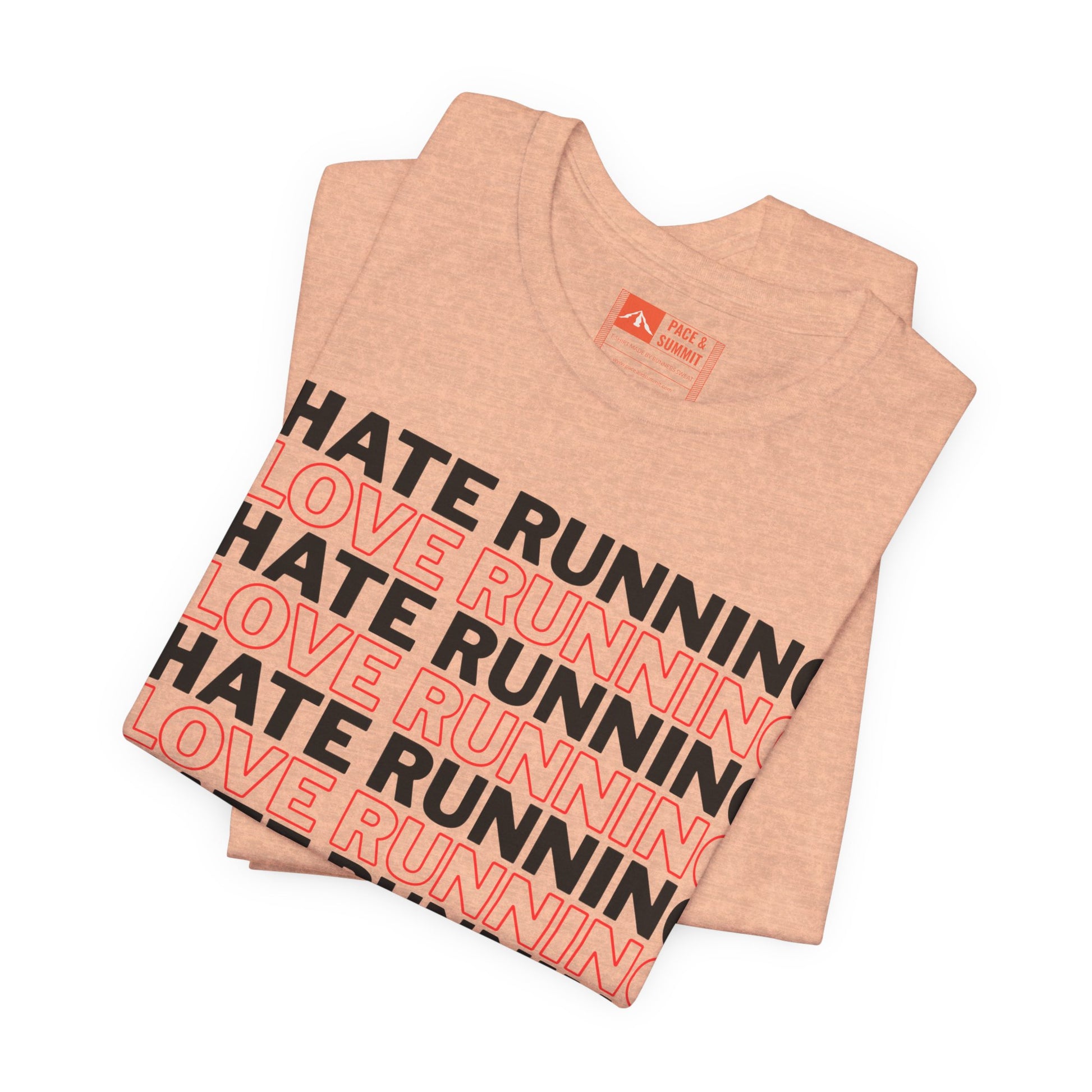 Heather Peach | 'I Hate Running / I Love Running' Humor Graphic Tee