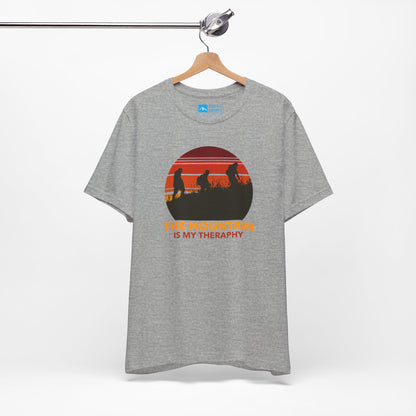 Gray | 'The Mountain Is My Therapy' Hiking Tee