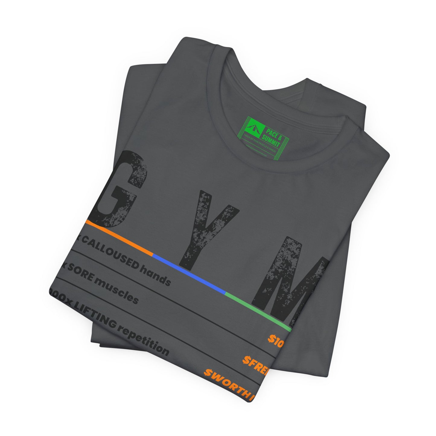 Charcoal | 'A Price To Pay' Gym Culture Aesthetic Fashion Tee