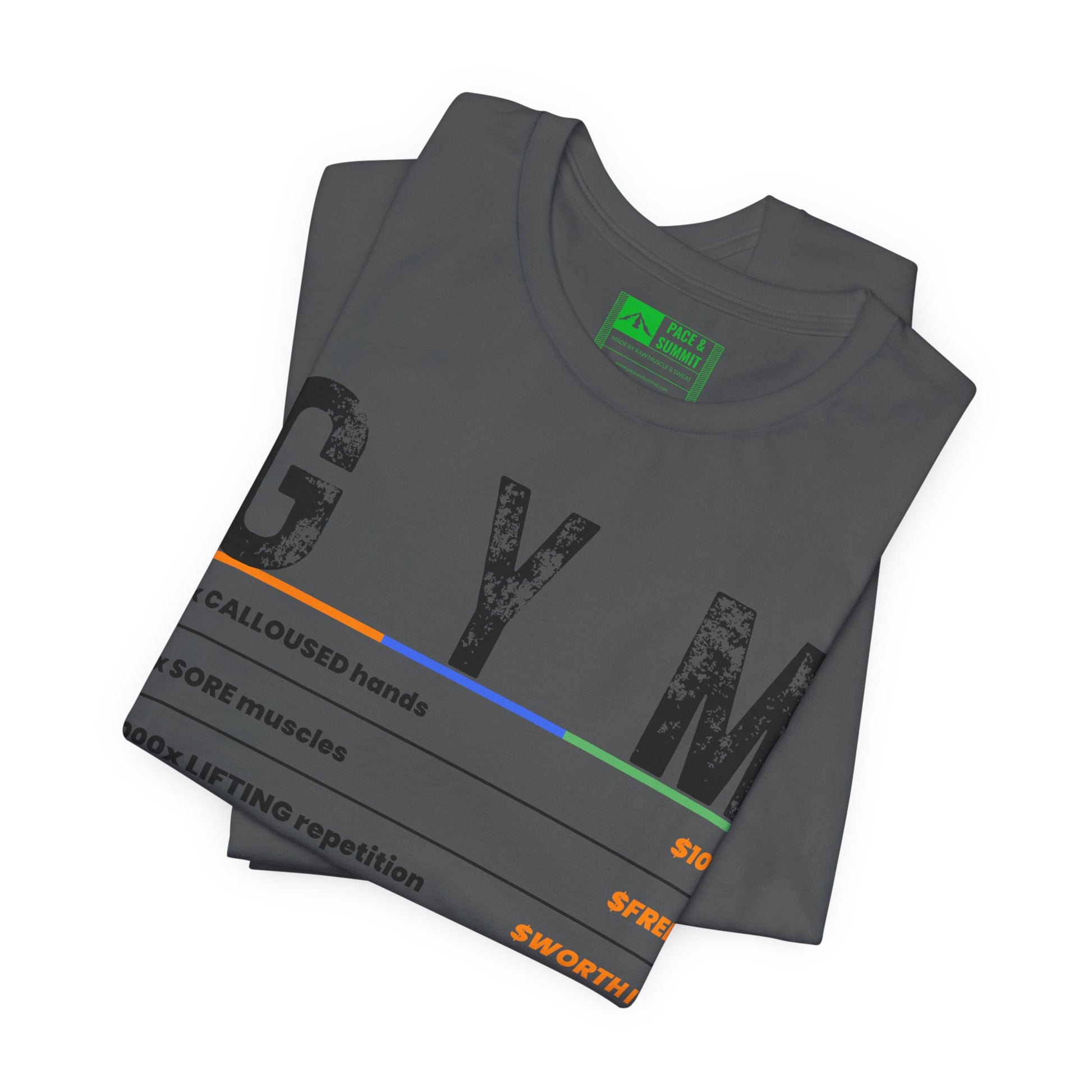 Charcoal | 'A Price To Pay' Gym Culture Aesthetic Fashion Tee