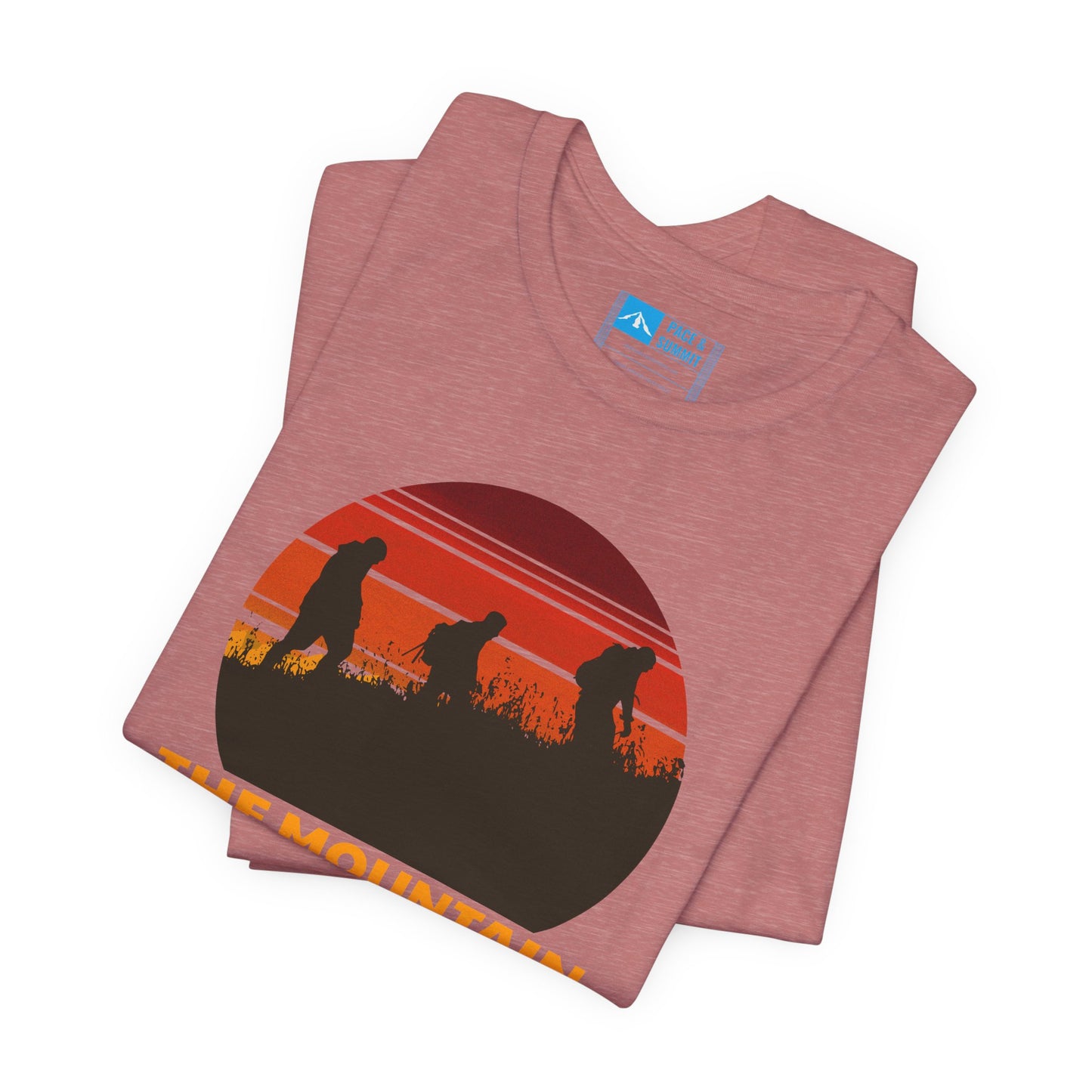 Rose Gold | 'The Mountain Is My Therapy' Hiking Tee