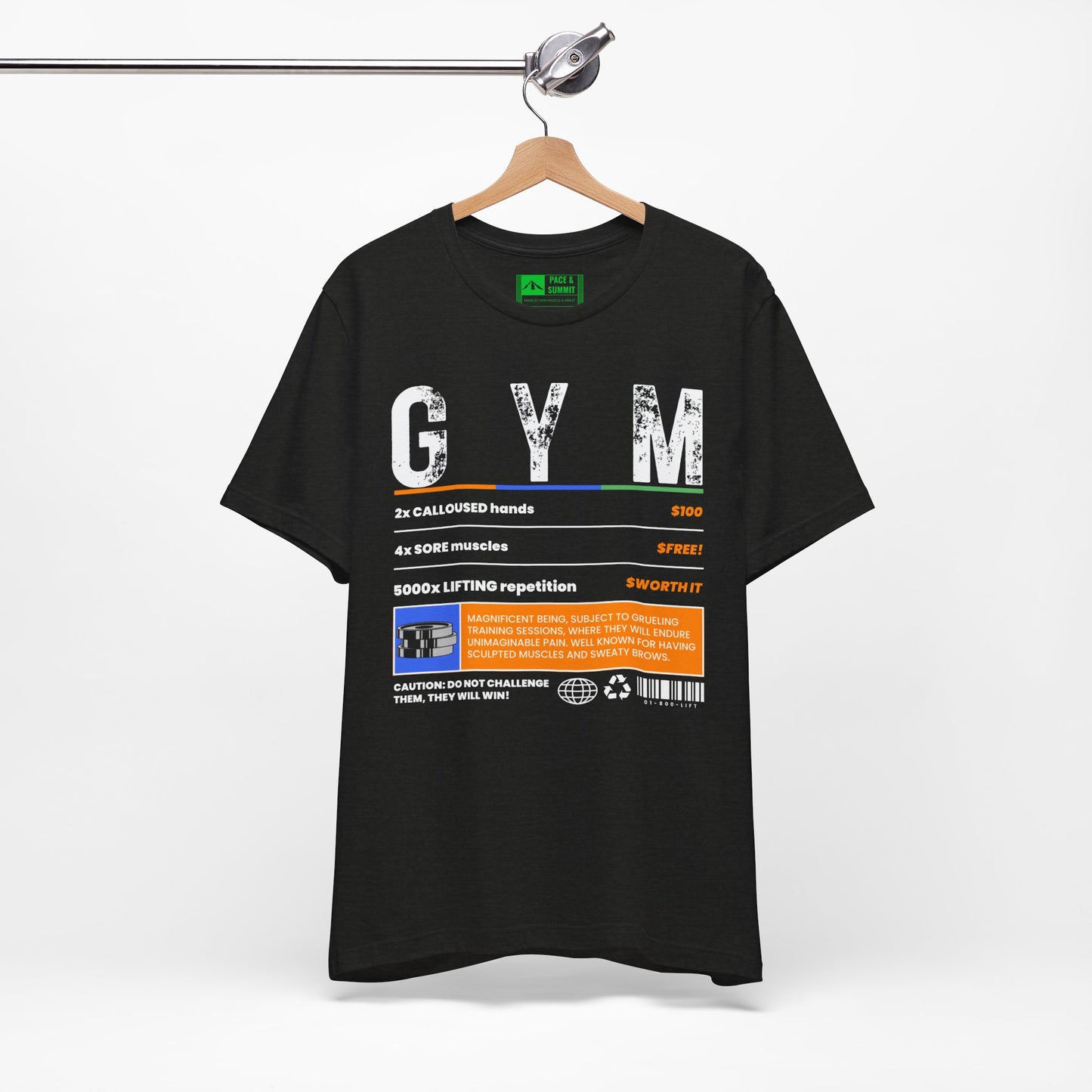 Black | 'A Price To Pay' Gym Culture Aesthetic Fashion Tee