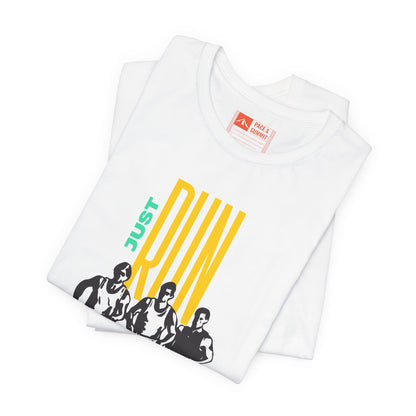 'Just Run' Retro Runners Track Graphic Tee