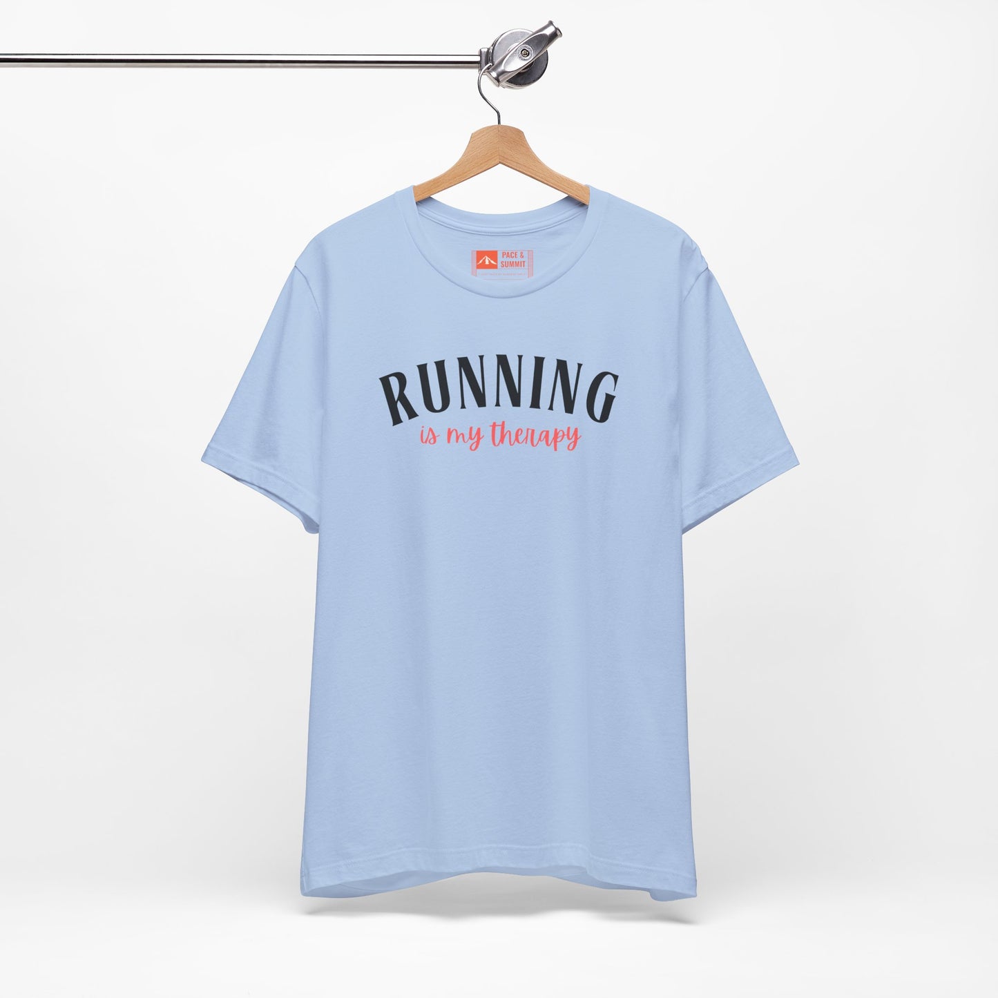 'Running Is My Therapy' Tee - Funny Runner Graphic Shirt & Jogging Gift
