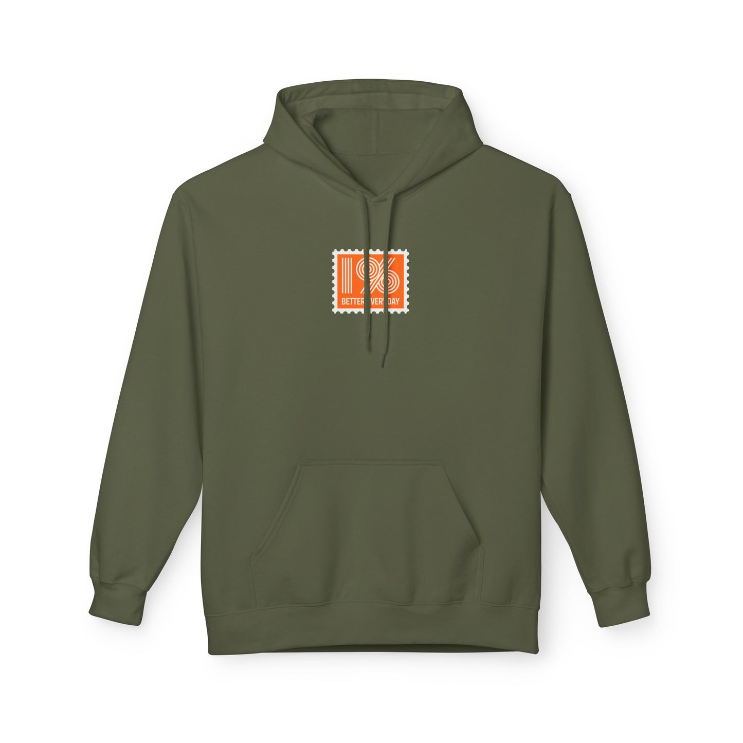 Military Green | 'Run Rest Repeat' Running Motivation Pullover Hoodie
