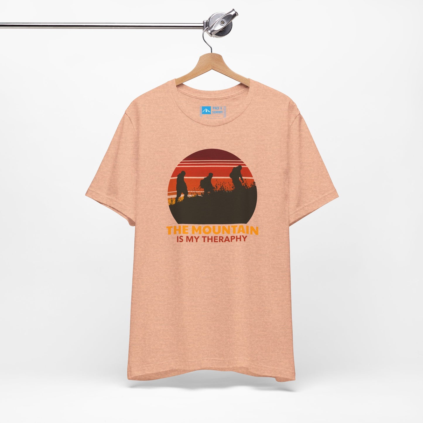 Heather Peach | 'The Mountain Is My Therapy' Hiking Tee
