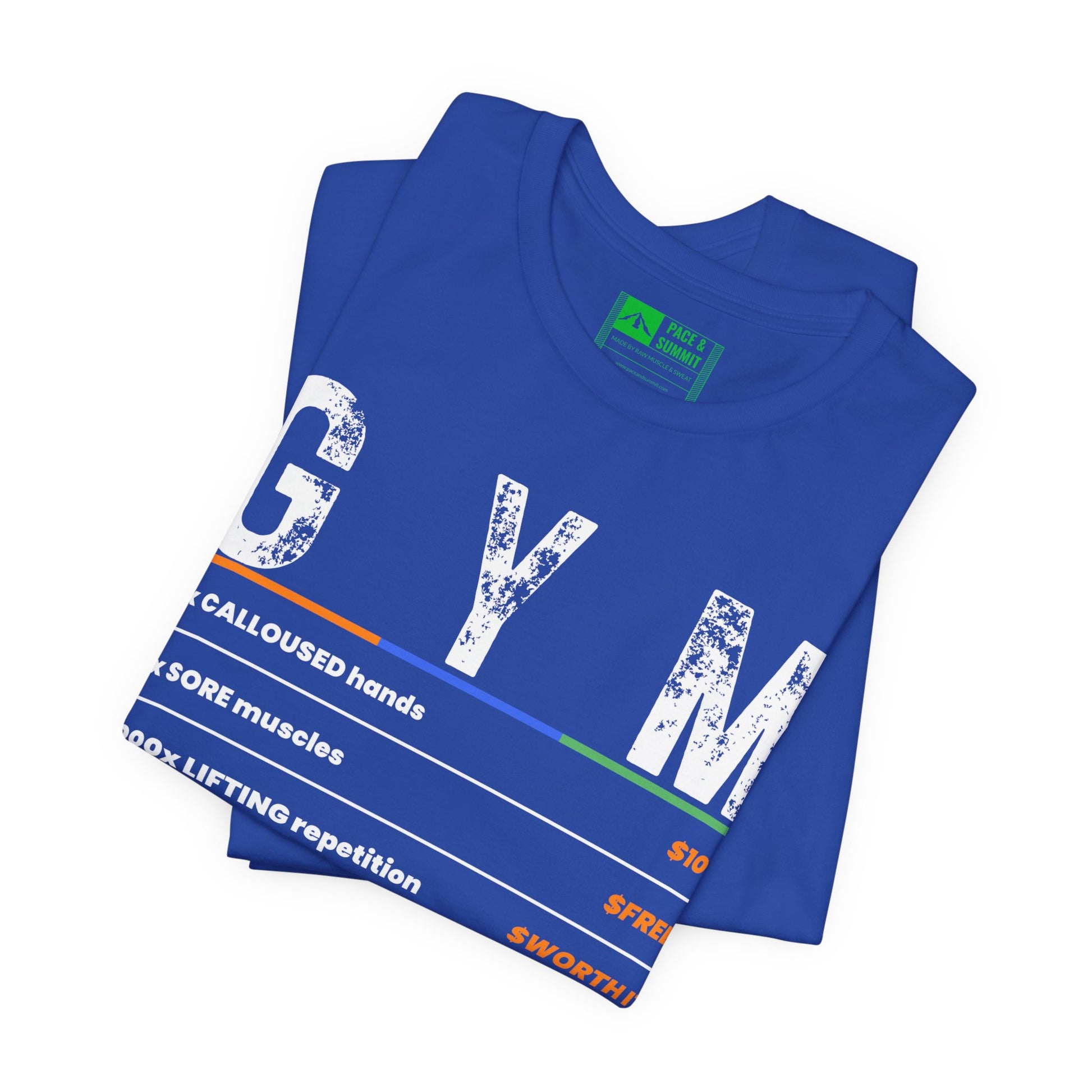 Royal Blue | 'A Price To Pay' Gym Culture Aesthetic Fashion Tee