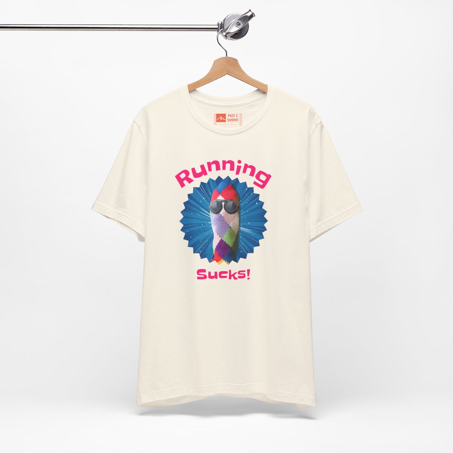 Natural | 'Running Sucks' Funny Anti-Running Graphic Tee