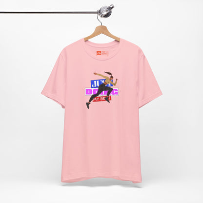 Pink | 'Just Doing My Best' Runner Graphic Tee
