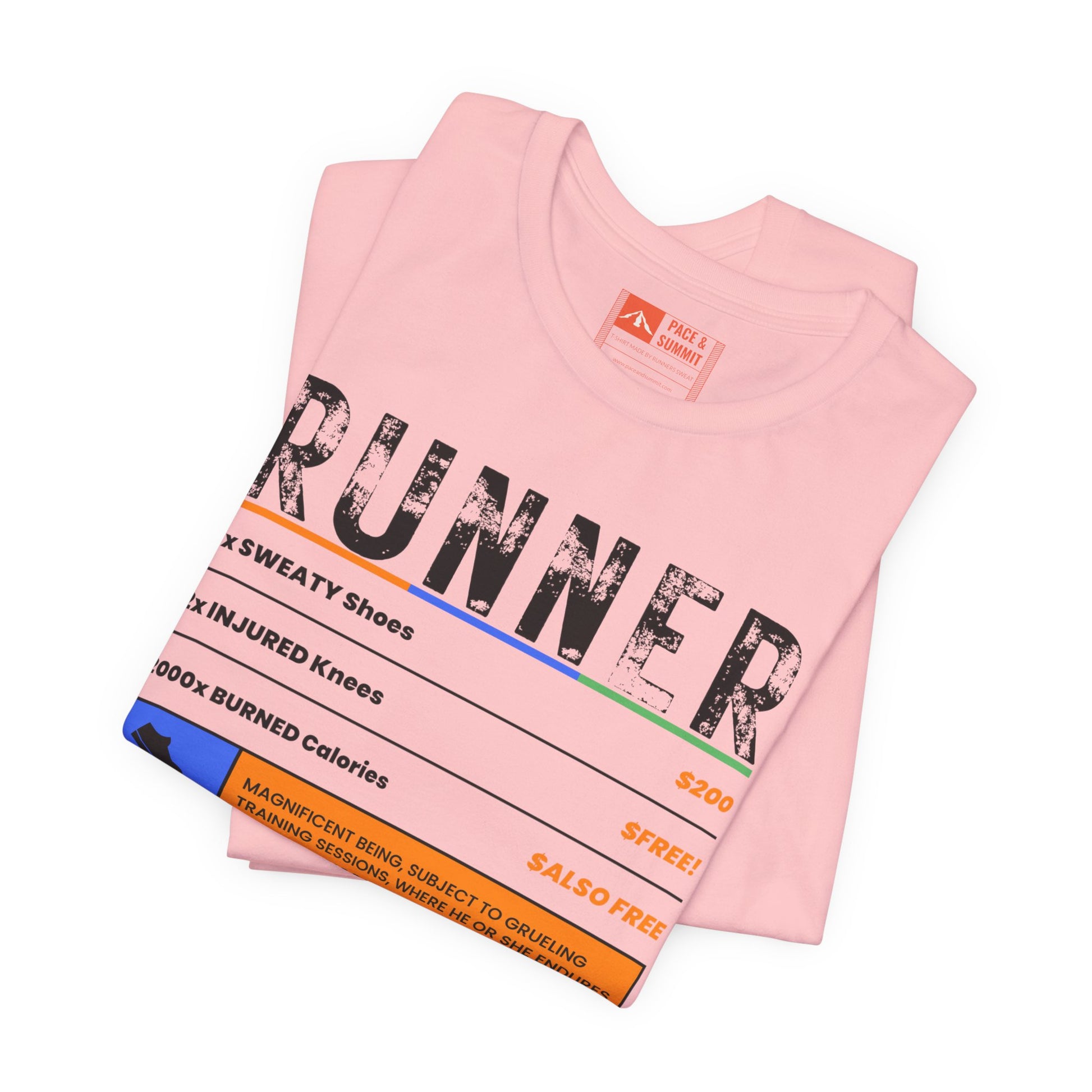 Pink | 'A Price To Pay' Ironic Running Fashion Tee