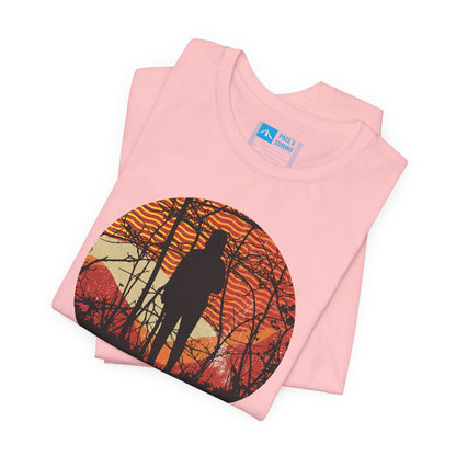 Pink| 'Into the Forest I Go' Hiking Adventure Graphic Tee