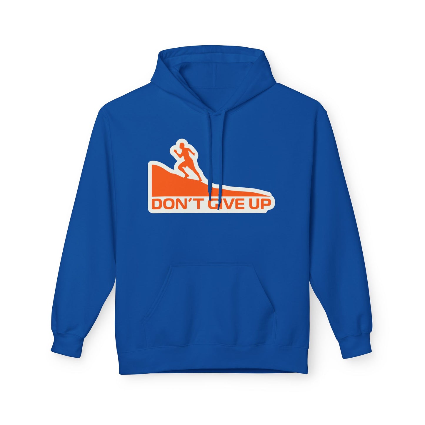 Royal | 'Don't Give Up' Retro Performance Statement Hoodie