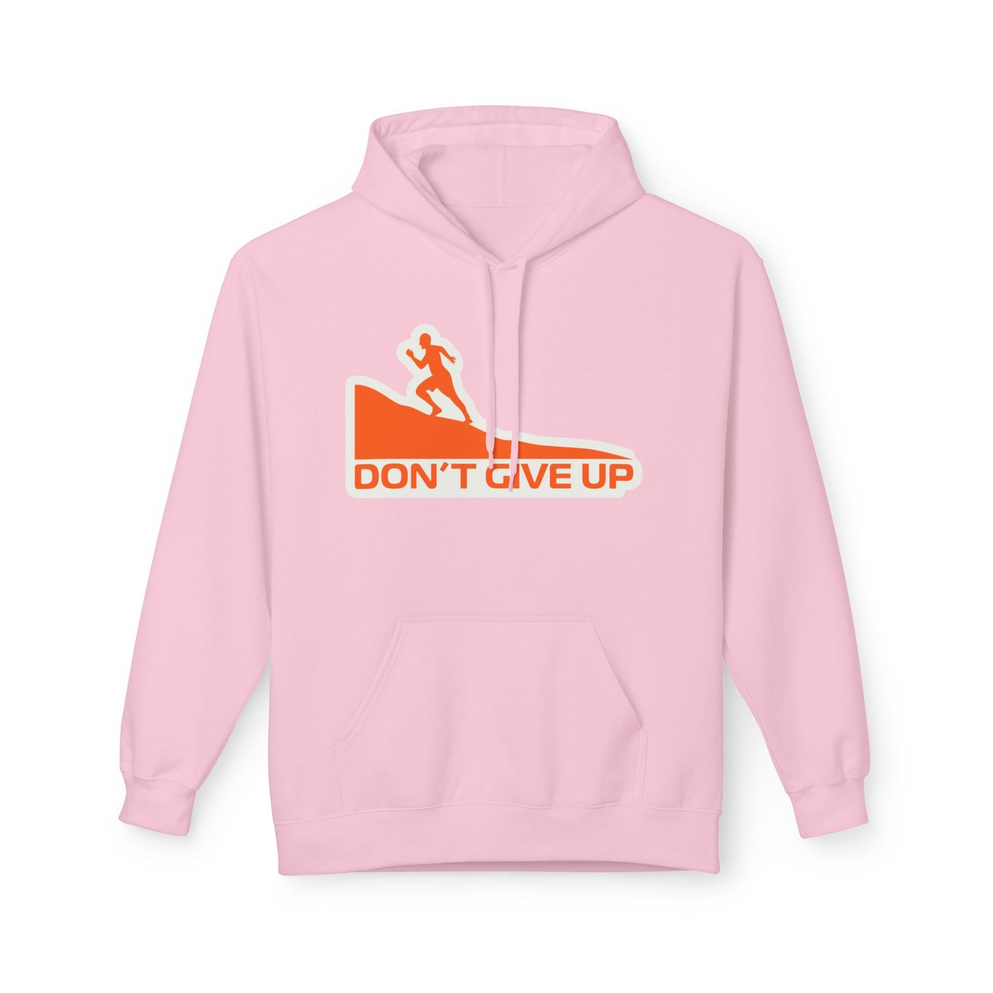 Pink | 'Don't Give Up' Retro Performance Statement Hoodie