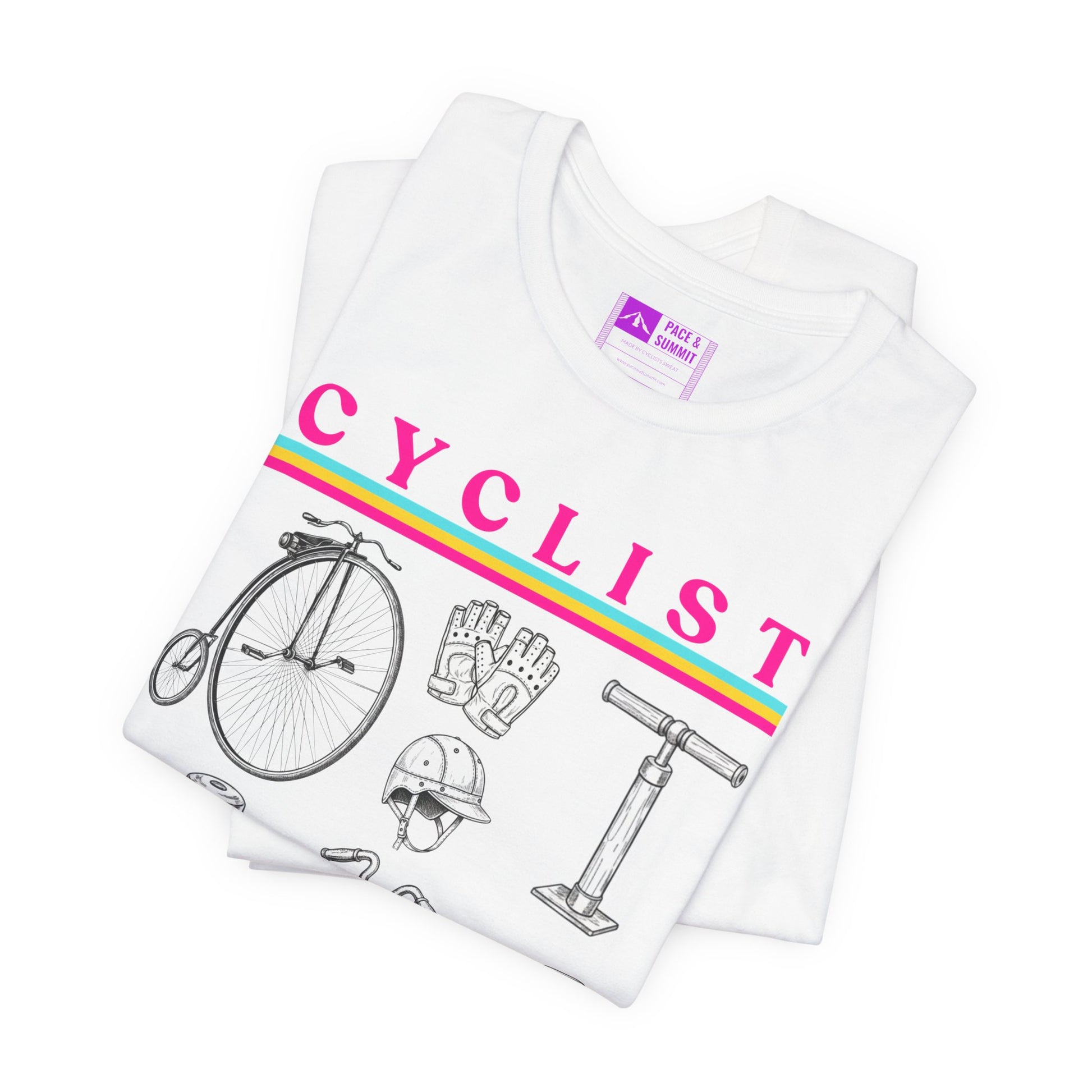 White | 'Vintage Parts' Mechanical Cycling Graphic Tee