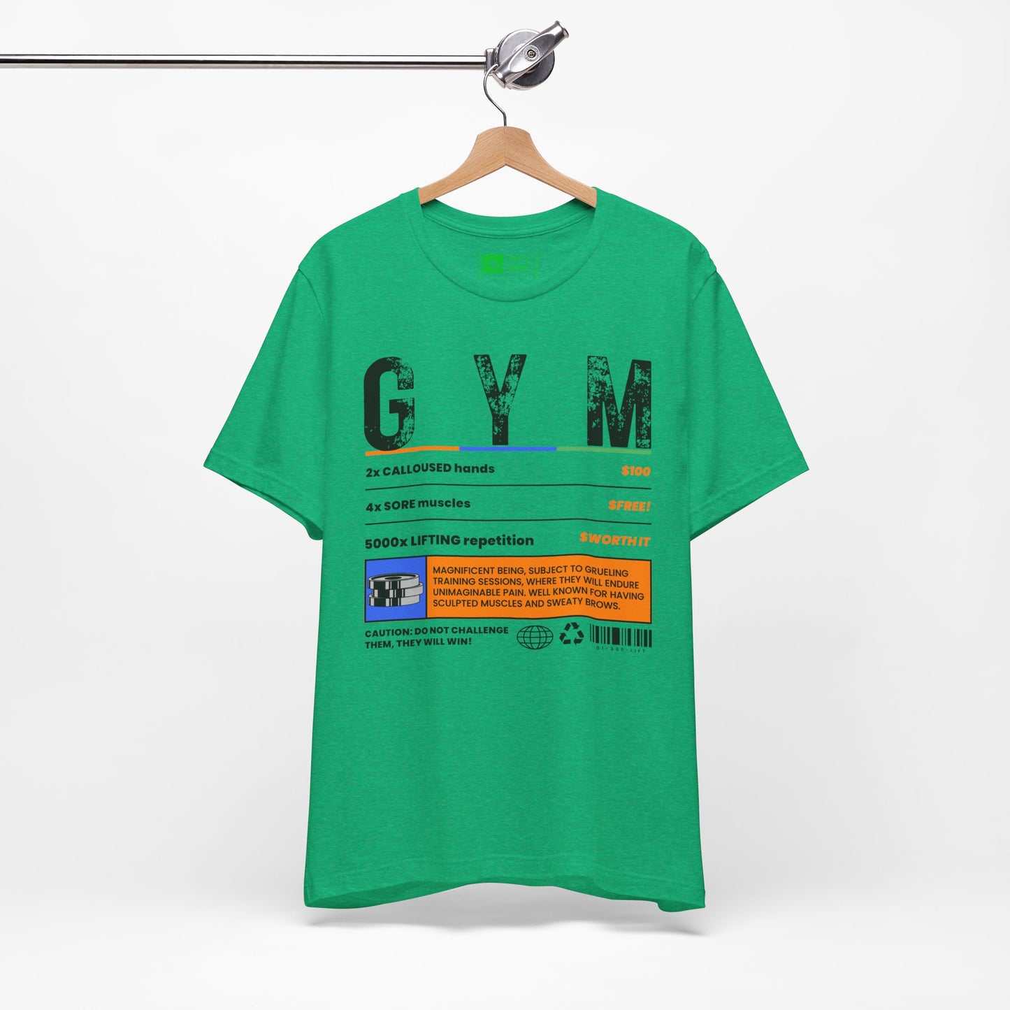 Green | 'A Price To Pay' Gym Culture Aesthetic Fashion Tee