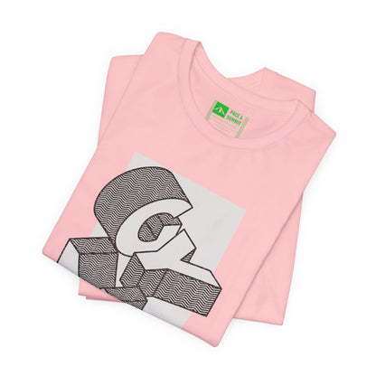 Pink | 'Go Heavy' 3D Block Gym Culture Tee