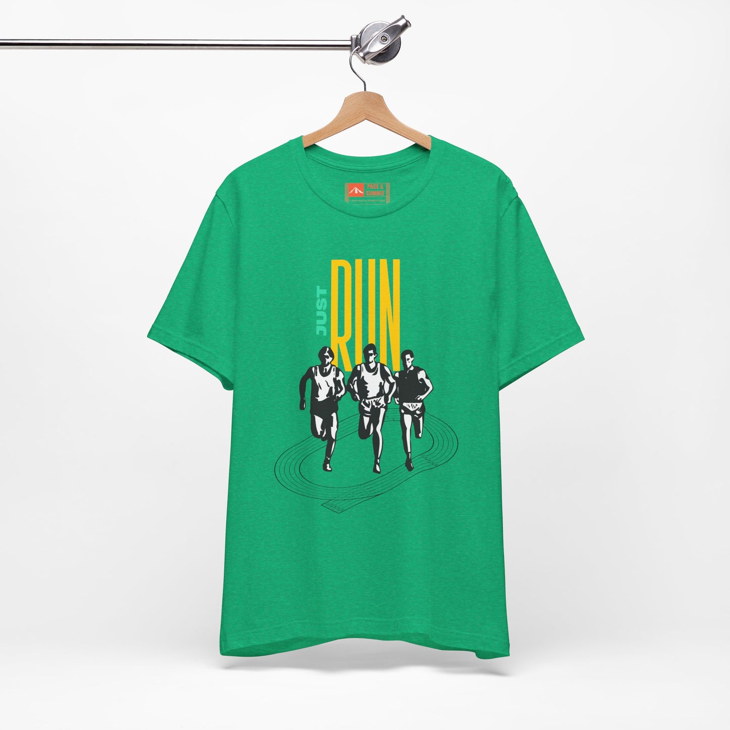 'Just Run' Retro Runners Track Graphic Tee