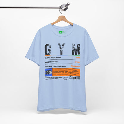 Tropical Blue | 'A Price To Pay' Gym Culture Aesthetic Fashion Tee