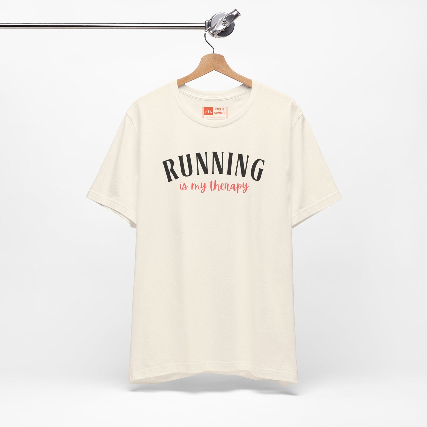 'Running Is My Therapy' Tee - Funny Runner Graphic Shirt & Jogging Gift