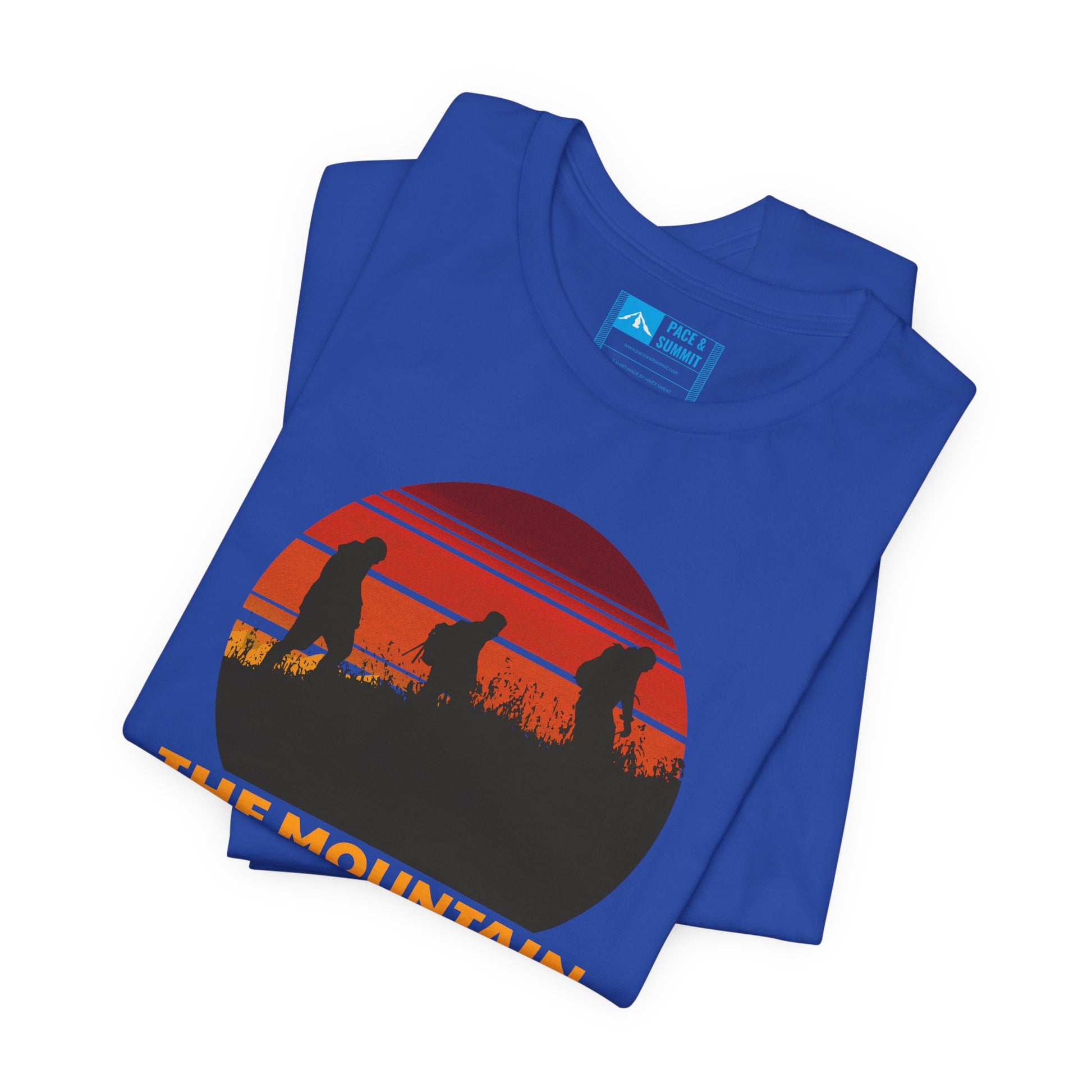 Royal Blue | 'The Mountain Is My Therapy' Hiking Tee