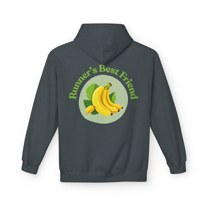 Dark Heather | 'Runner's Best Friend' Banana Graphic Hoodie