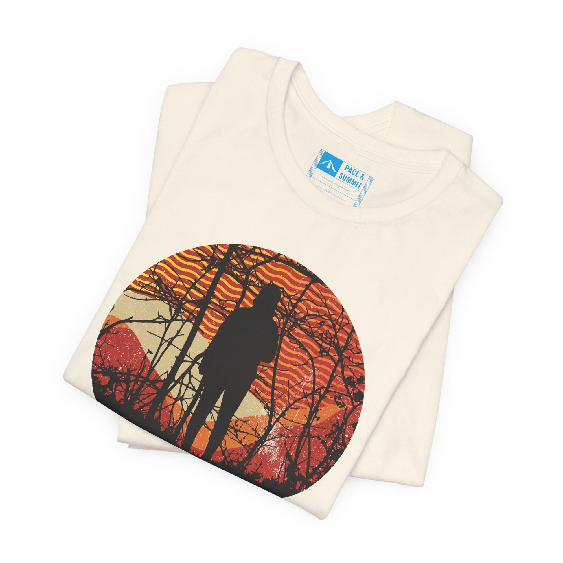 Natural | 'Into the Forest I Go' Hiking Adventure Graphic Tee
