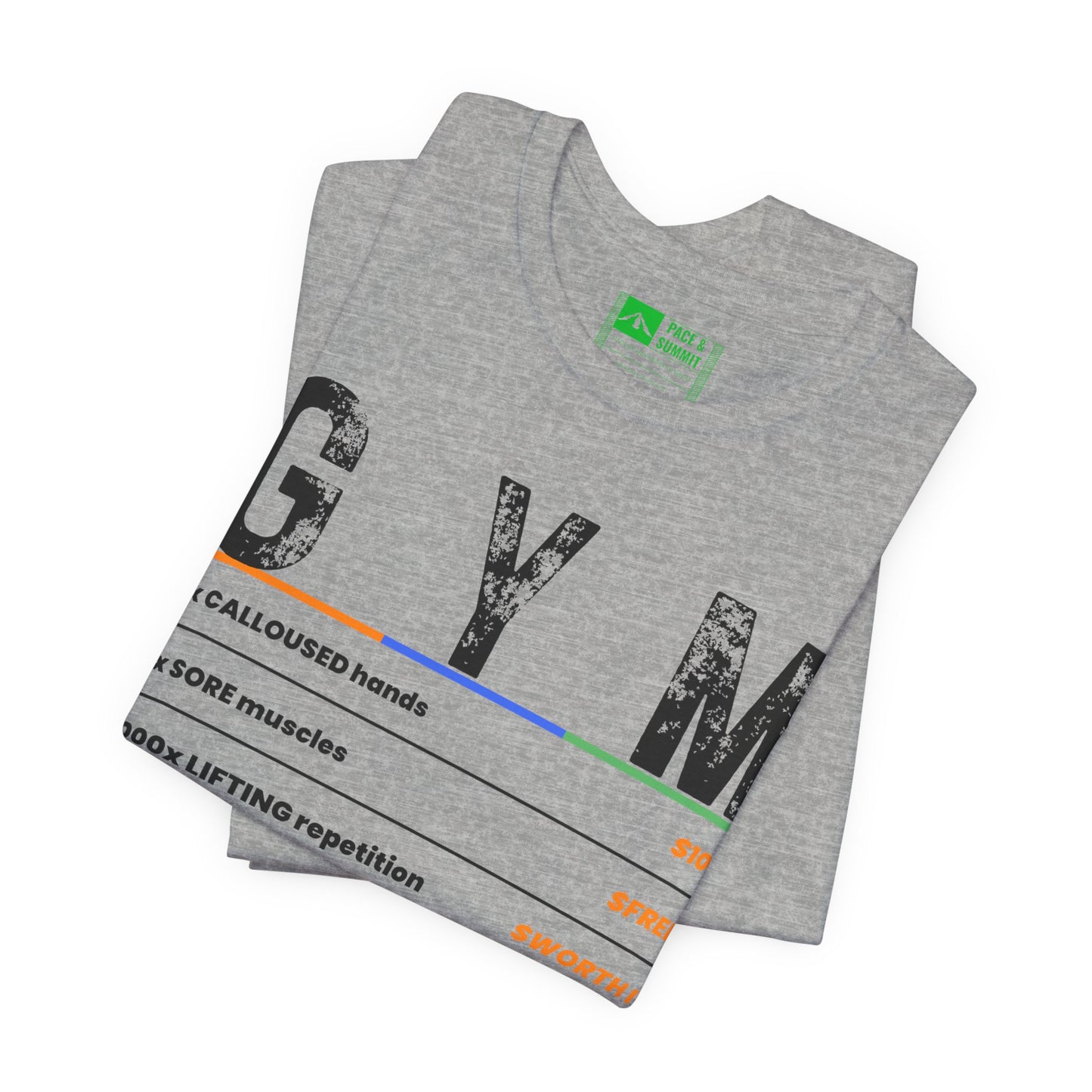 Gray | 'A Price To Pay' Gym Culture Aesthetic Fashion Tee