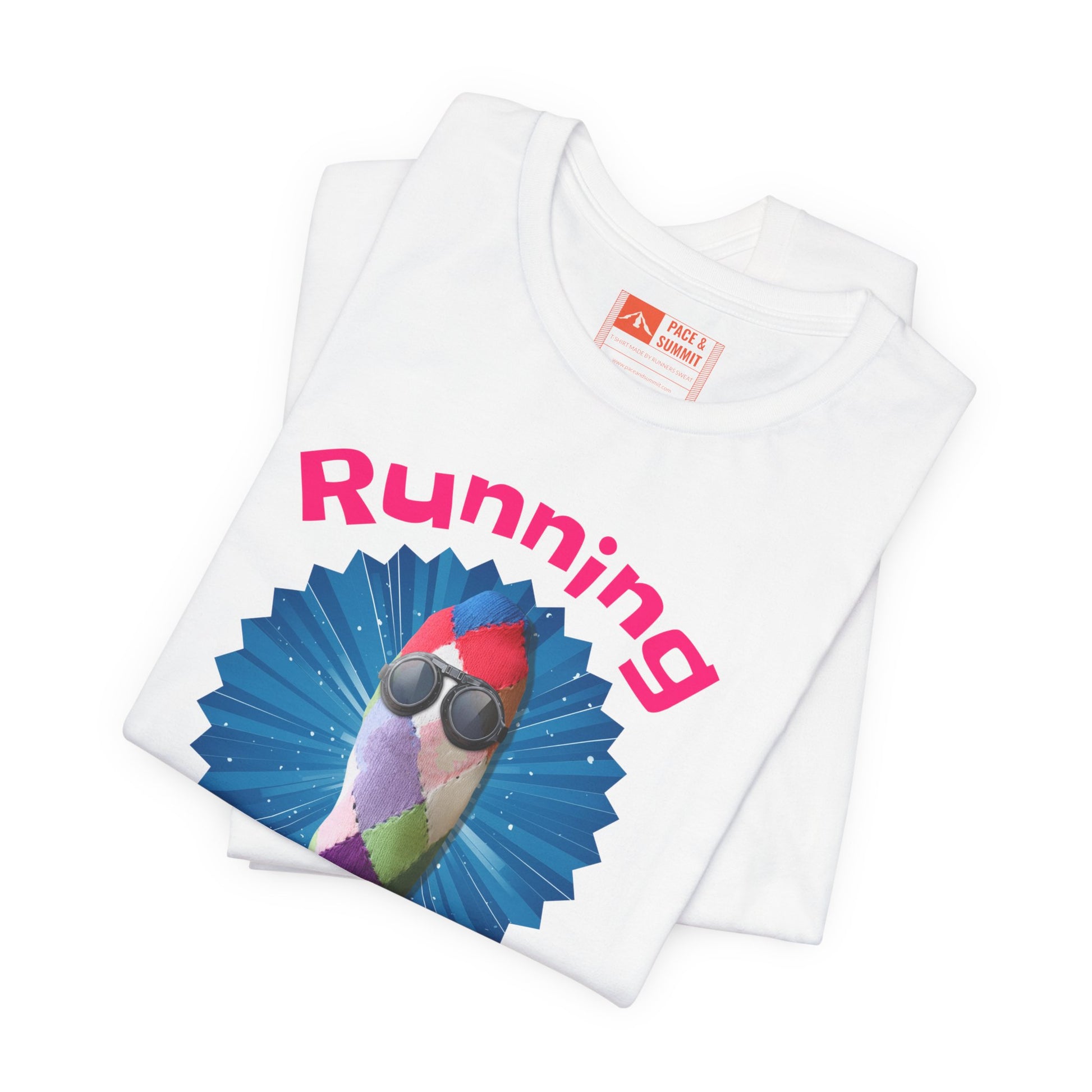 White | 'Running Sucks' Funny Anti-Running Graphic Tee