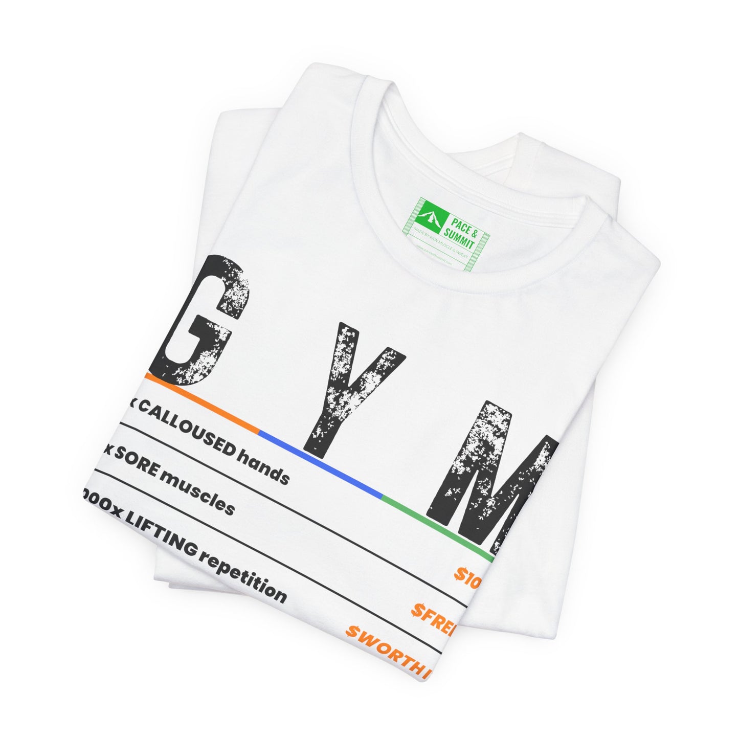 White | 'A Price To Pay' Gym Culture Aesthetic Fashion Tee