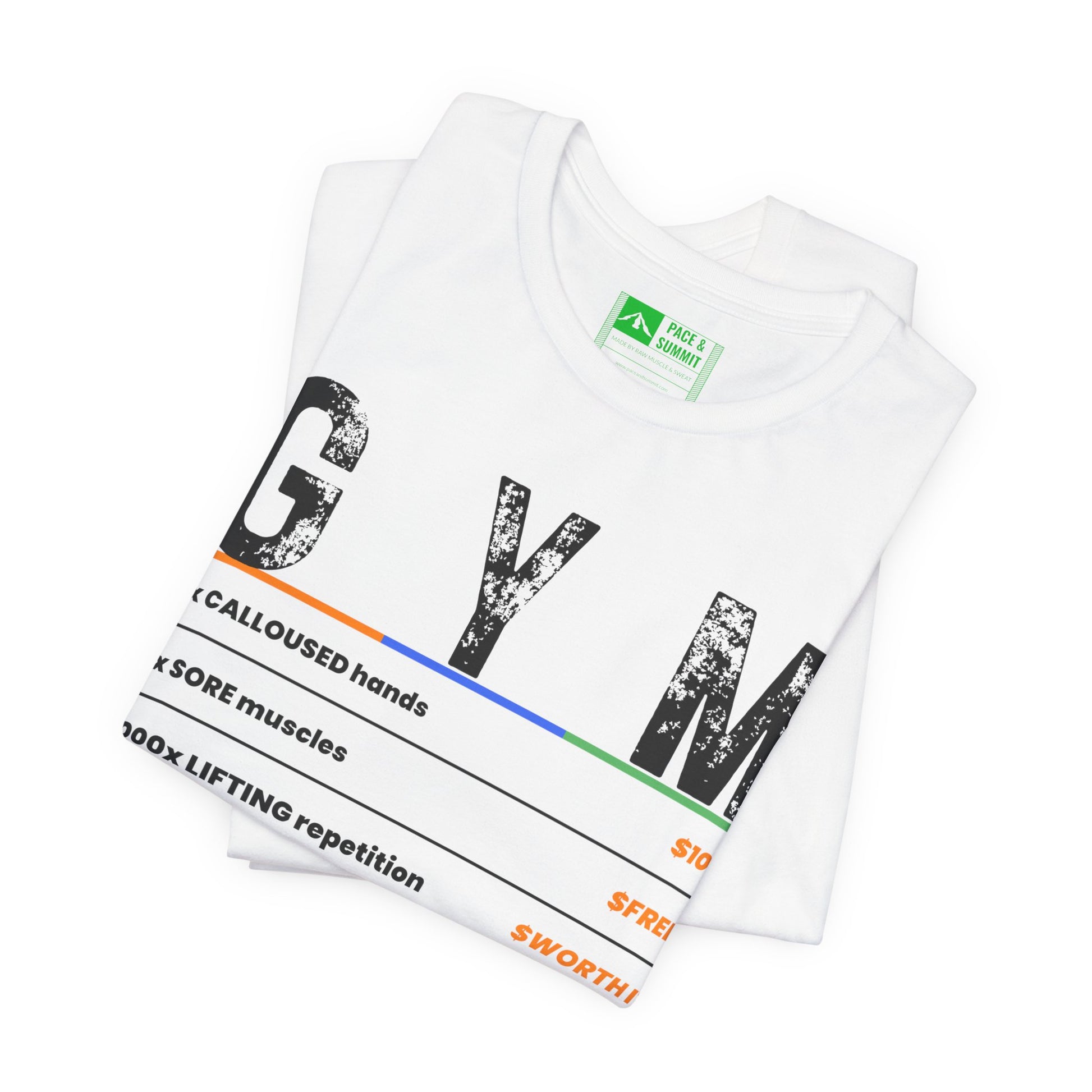 White | 'A Price To Pay' Gym Culture Aesthetic Fashion Tee