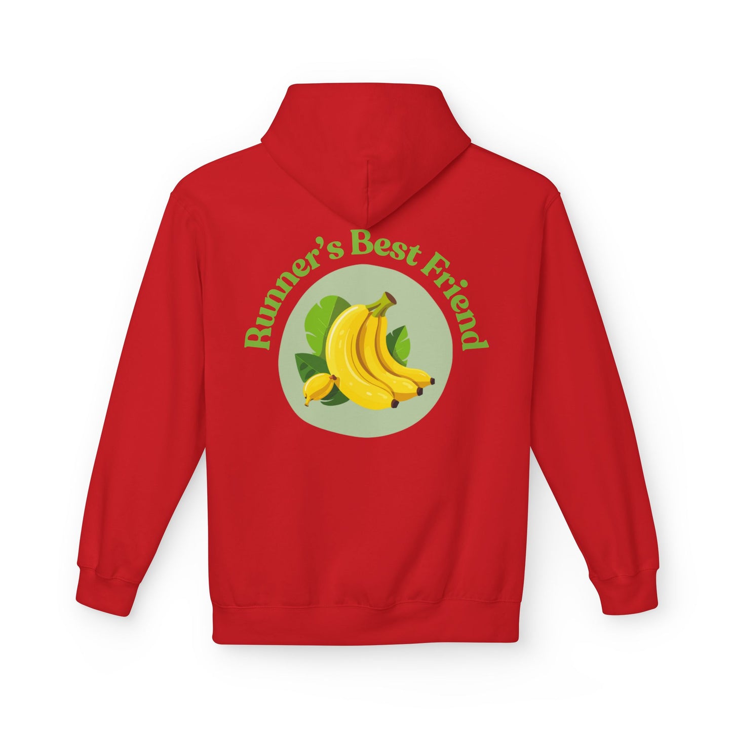 Red | 'Runner's Best Friend' Banana Graphic Hoodie